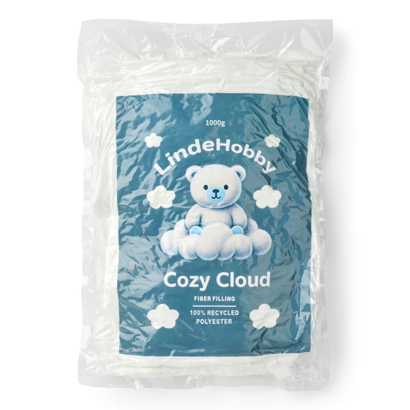 LindeHobby Cozy Cloud Wata Wypełniająca Z Recyklingu 1000 g