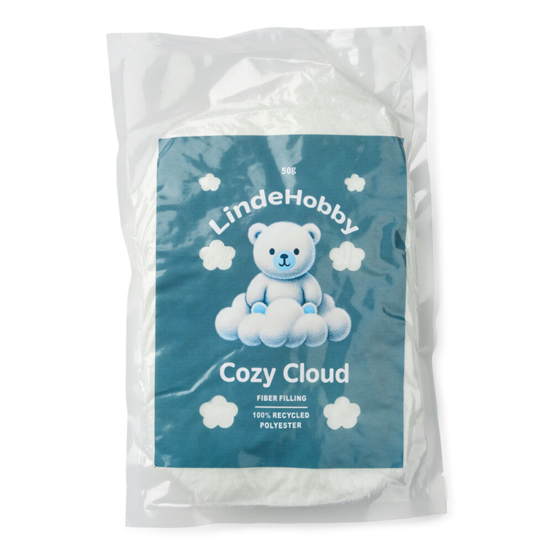 LindeHobby Cozy Cloud Wata Wypełniająca Z Recyklingu 50 g