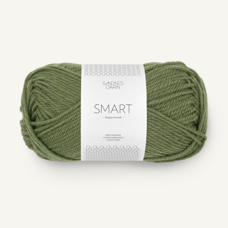 Sandnes Smart 9553 Oliwkowy Zielony