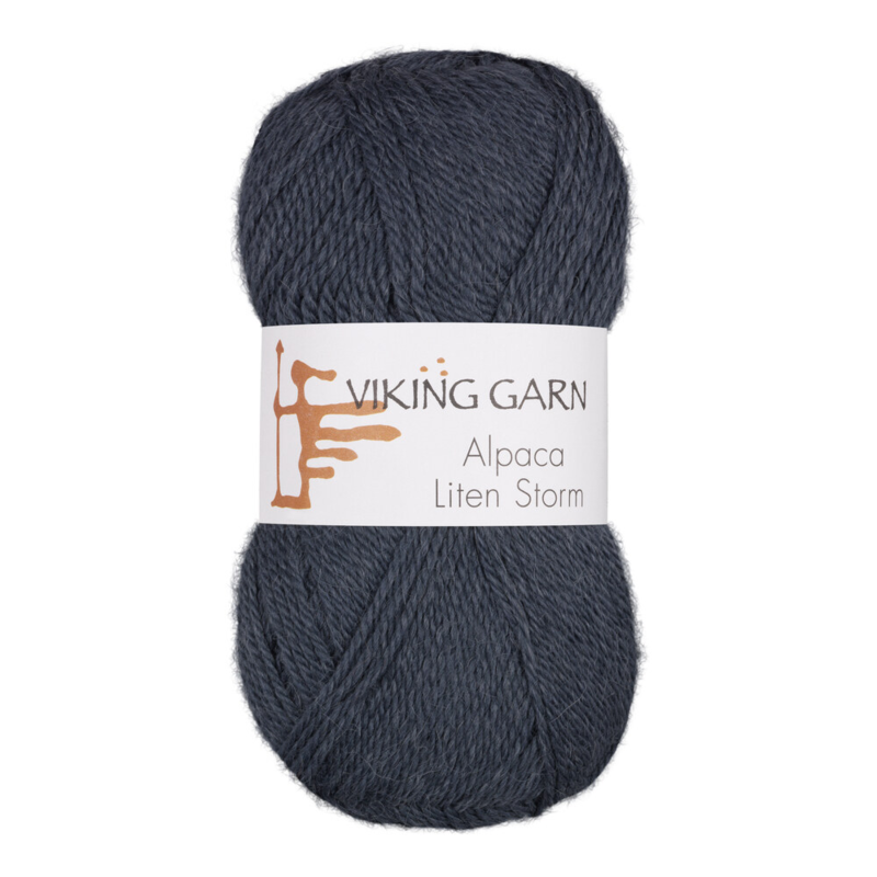 Viking Alpaca Liten Storm 727 Jeansowy niebieski