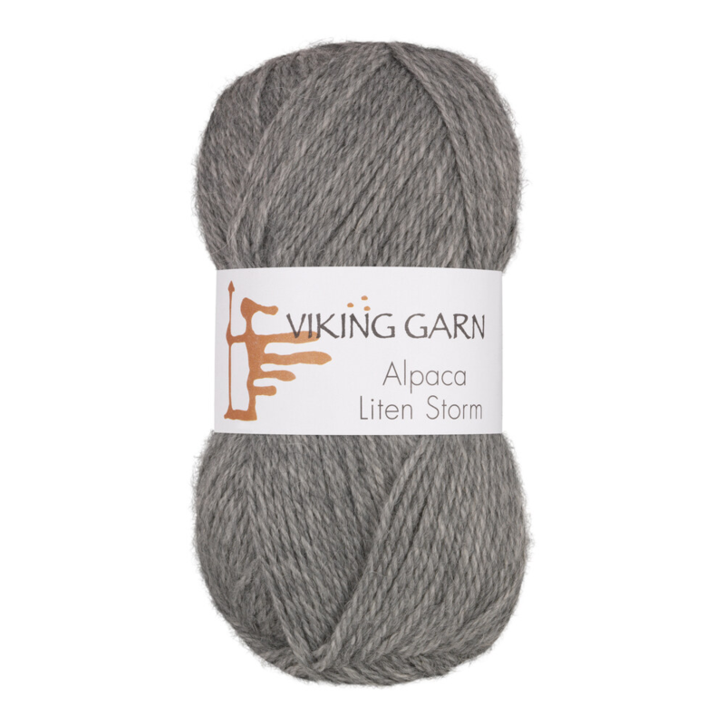 Viking Alpaca Liten Storm 713 Jasnoszary