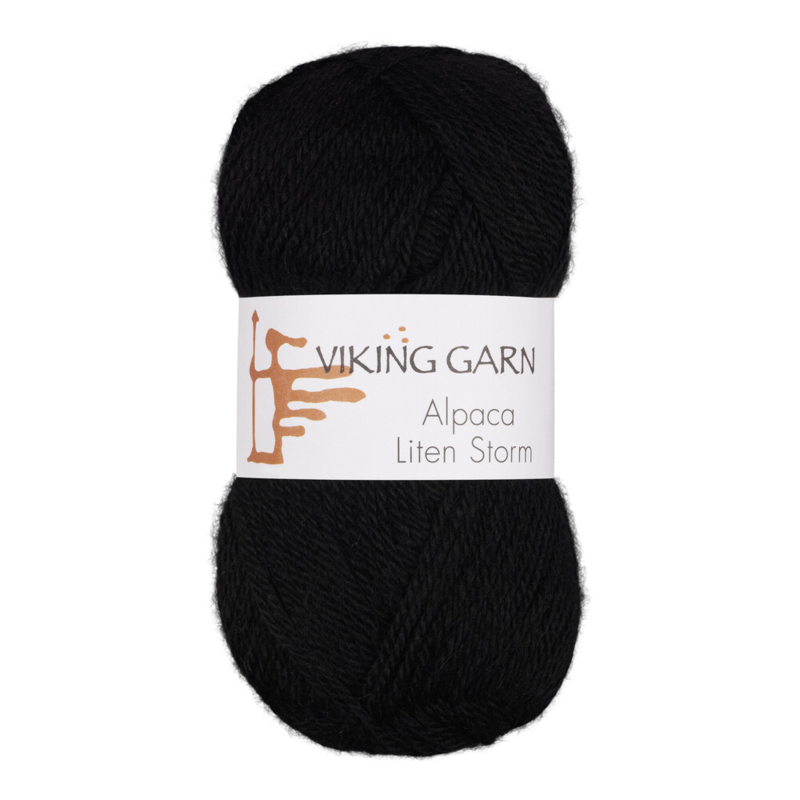 Viking Alpaca Liten Storm 703 Czarny