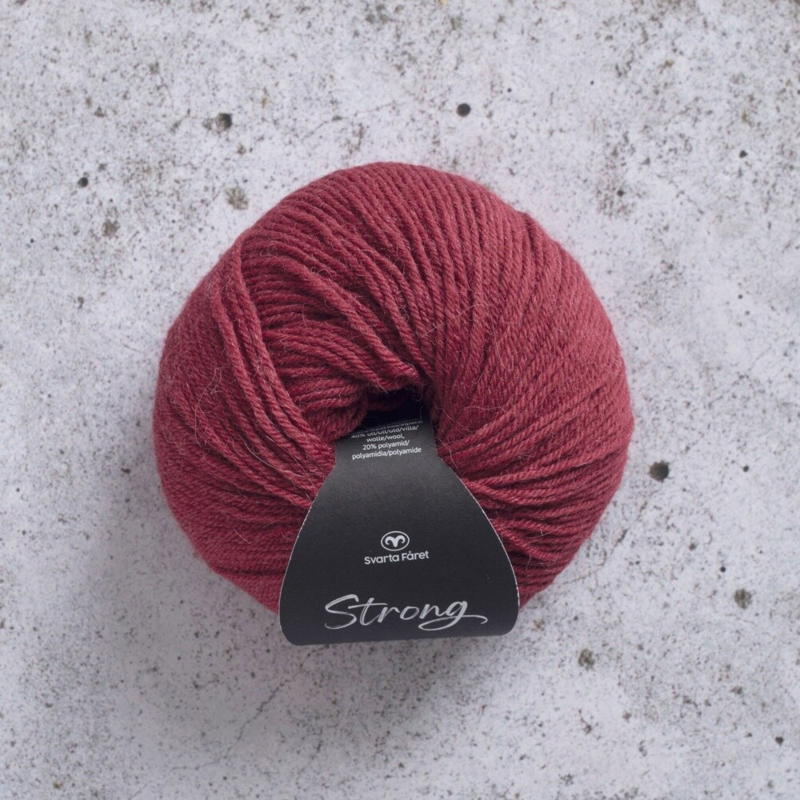 Svarta Fåret Strong 046 Czerwony bordo