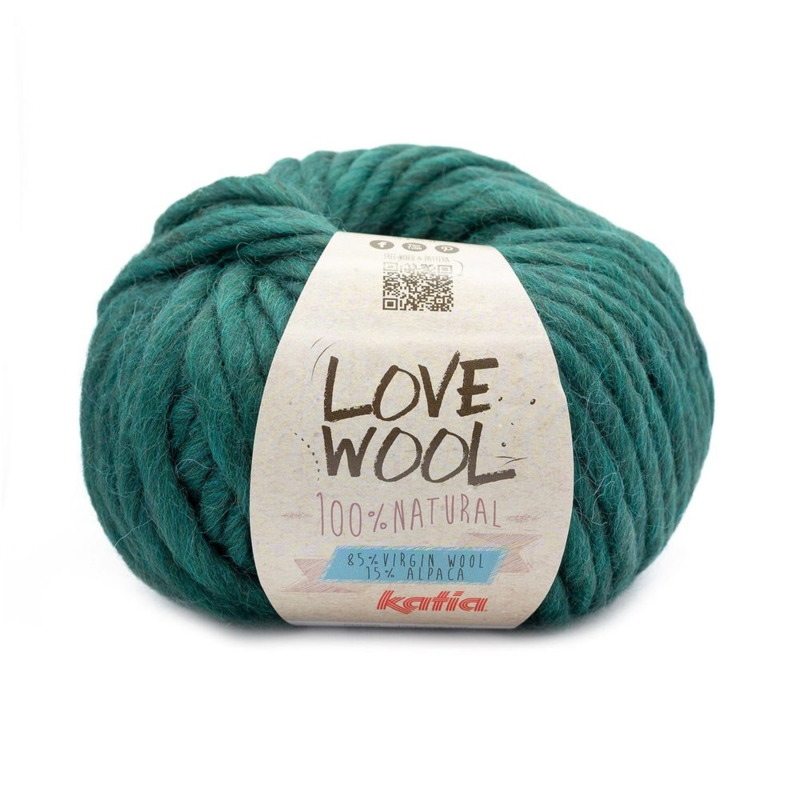 Katia Love Wool 133 Szmaragdowozielony