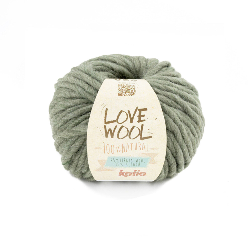 Katia Love Wool 127 Rezedowy zielony