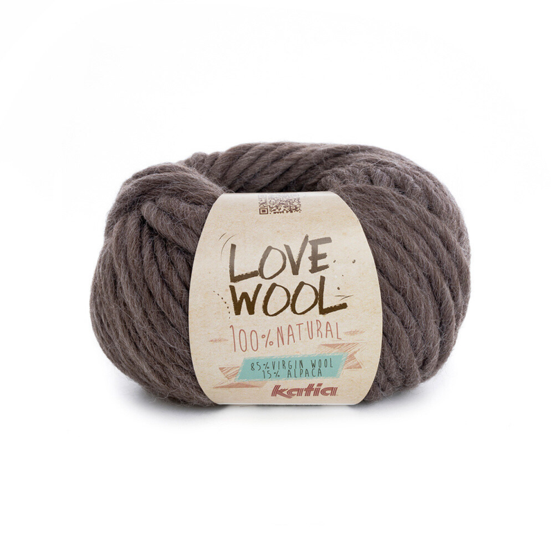 Katia Love Wool 103 Ciemnobrązowy