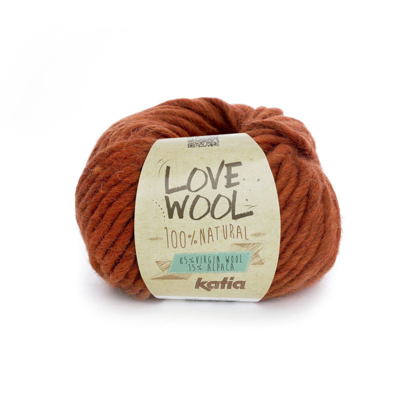 Katia Love Wool 114 Średni pomarańczowy