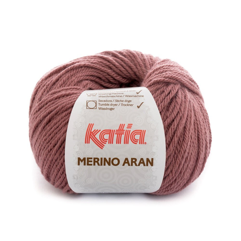 Katia Merino Aran 084 Bardzo ciemnoróżowy