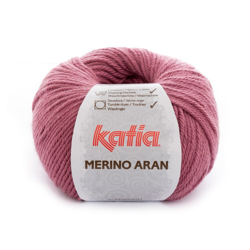 Katia Merino Aran 054 Ciemnoróżowy