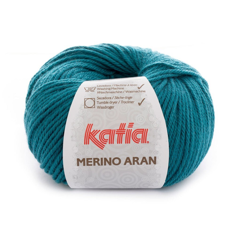 Katia Merino Aran 056 Niebieskozielony