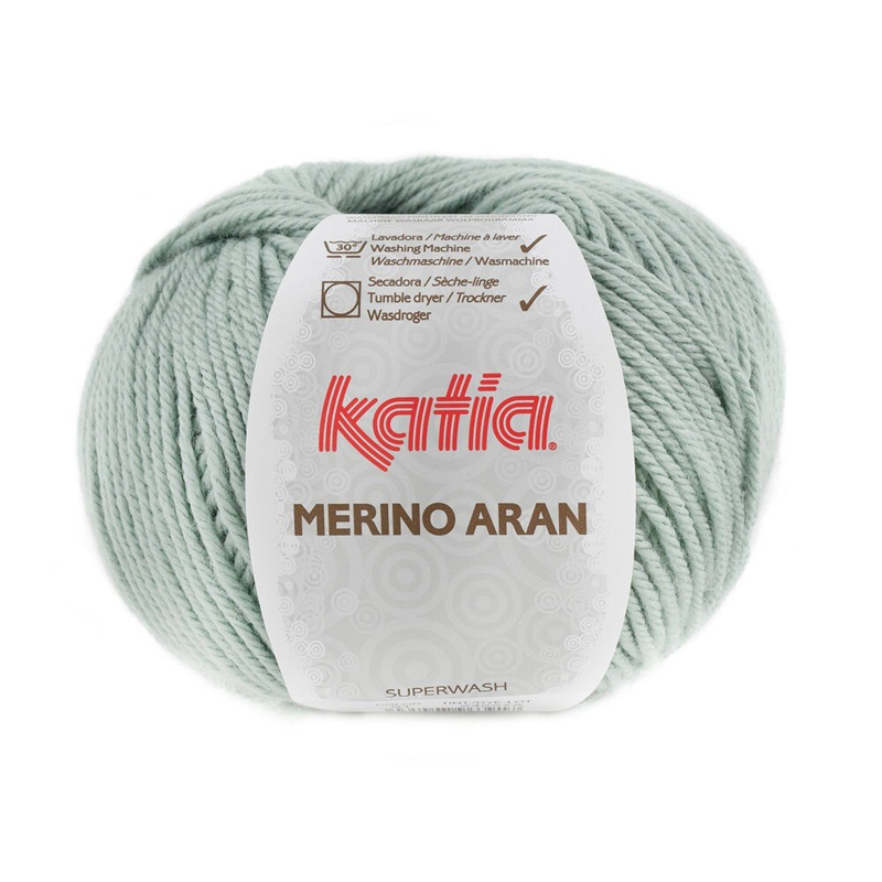 Katia Merino Aran 091 Rezeda zielony