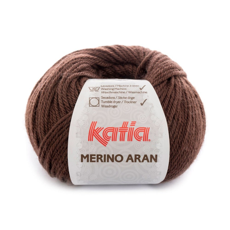 Katia Merino Aran 046 Ciemnobrązowy