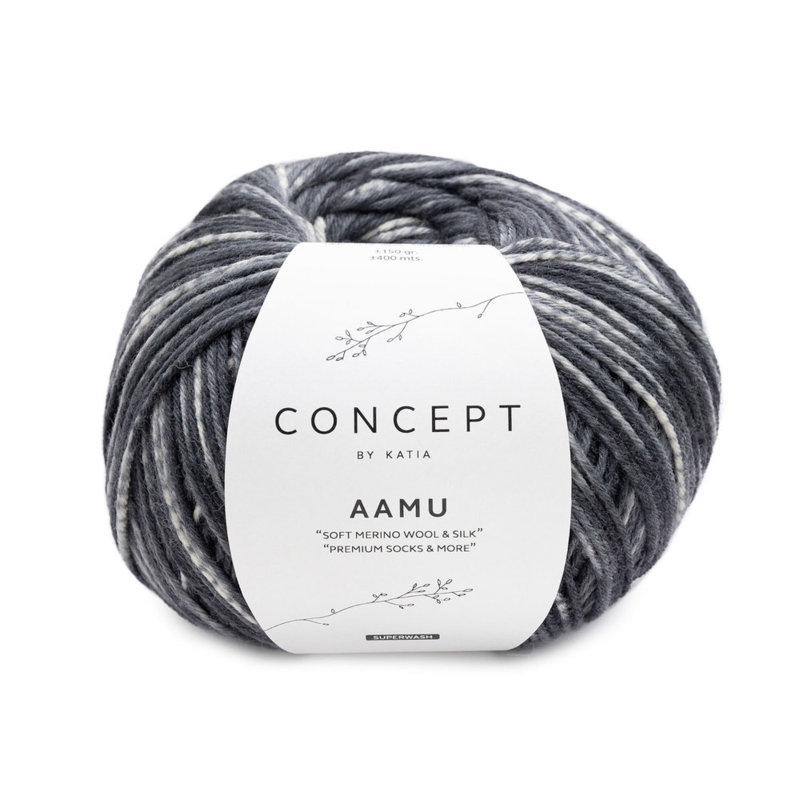 Katia Concept Aamu Socks 303 Szary