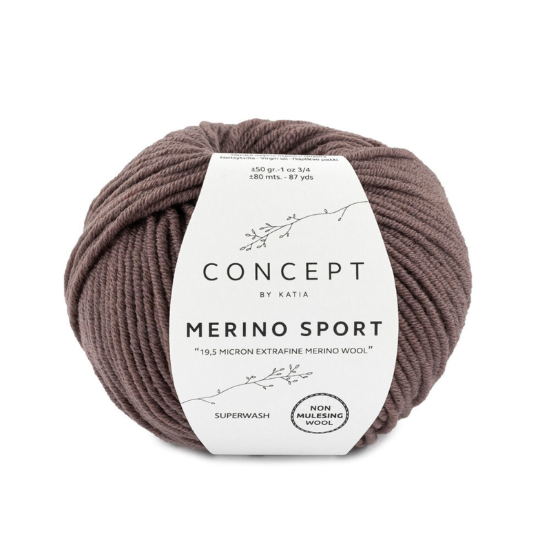 Katia Concept Merino Sport 061 Bakłażanowy