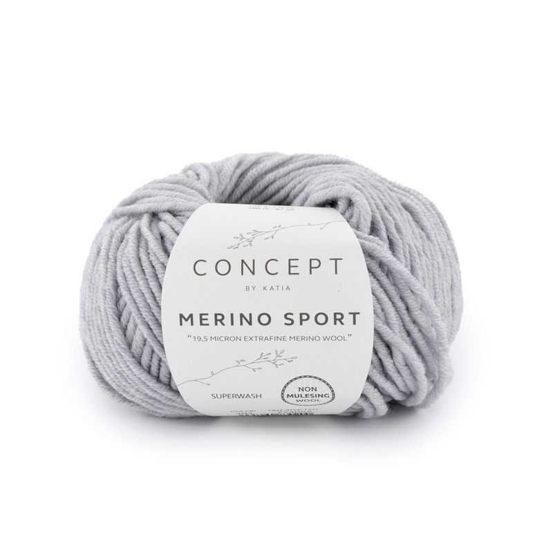 Katia Concept Merino Sport 404 Jasnoszary