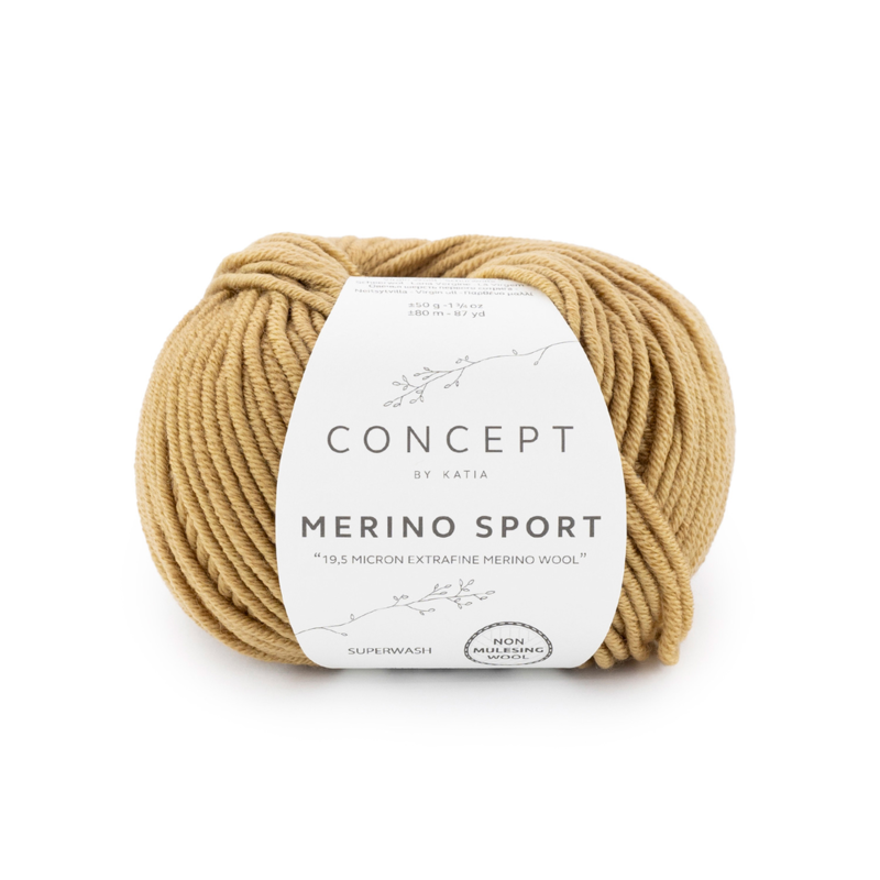 Katia Concept Merino Sport 074 Karmelowy