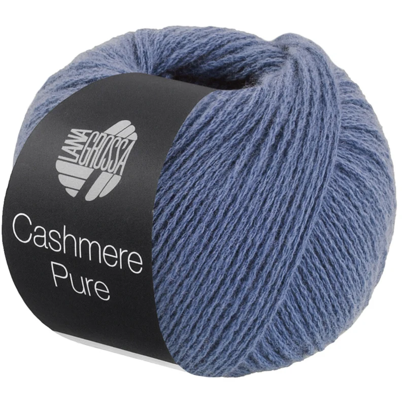 Lana Grossa Cashmere Pure 31 Niebieski jeansowy