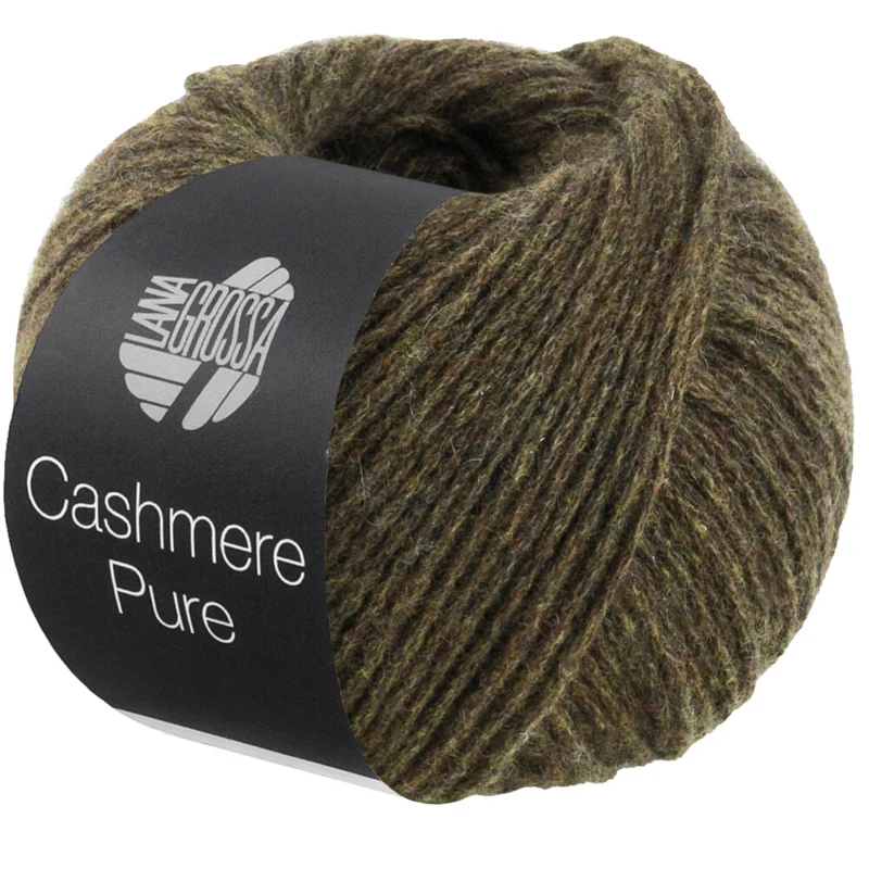 Lana Grossa Cashmere Pure 32 Ciemna oliwka