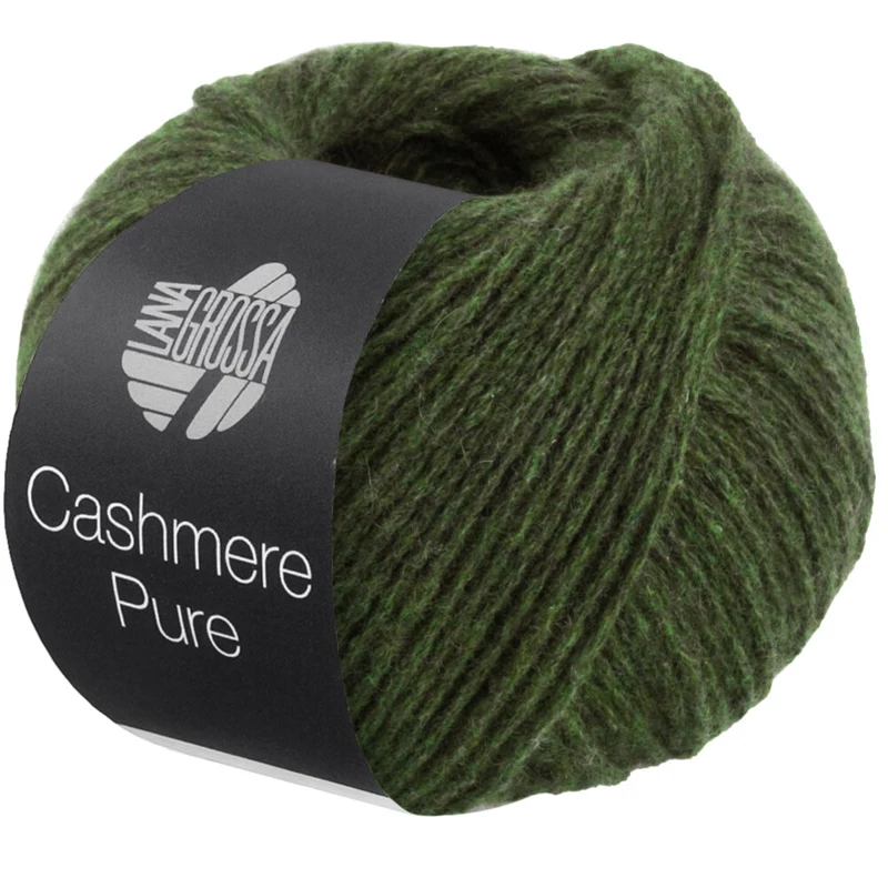 Lana Grossa Cashmere Pure 28 Zieleń mchu