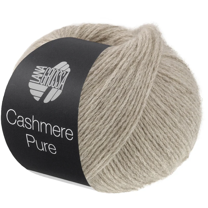 Lana Grossa Cashmere Pure 35 Szarobeżowy