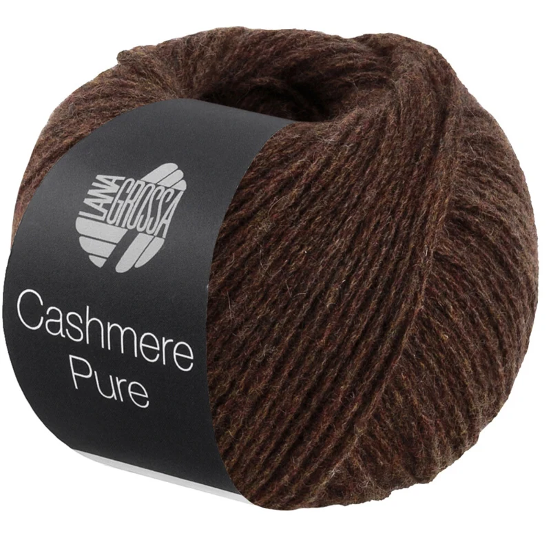 Lana Grossa Cashmere Pure 37 Ciemnobrązowy