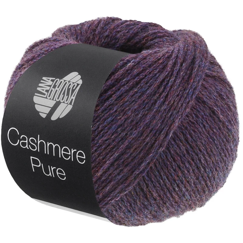 Lana Grossa Cashmere Pure 30 Śliwkowy niebieski