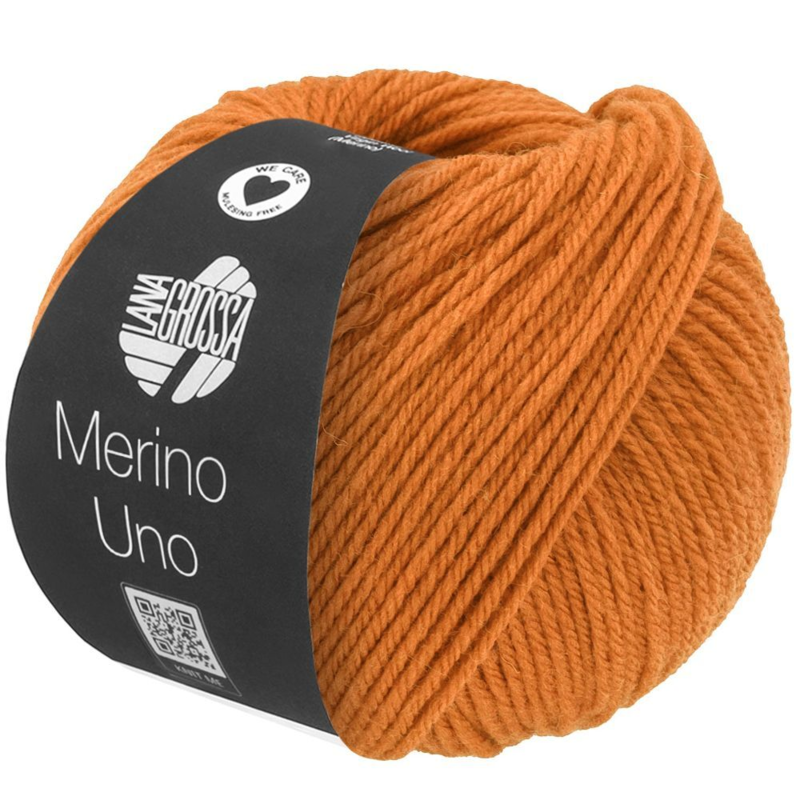 Lana Grossa Merino Uno 83 Pomarańczowo-brązowy