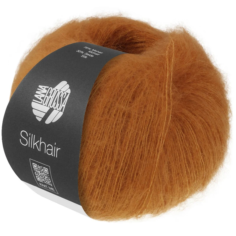 Lana Grossa Silkhair 222 Żółty ochrowy
