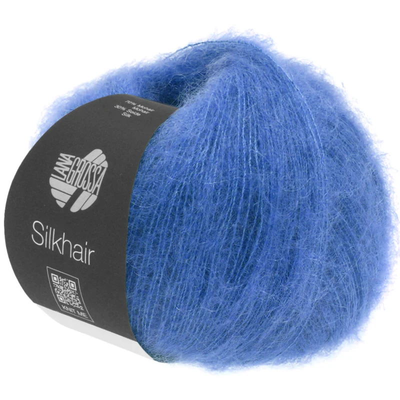 Lana Grossa Silkhair 133 Gencjanowy niebieski