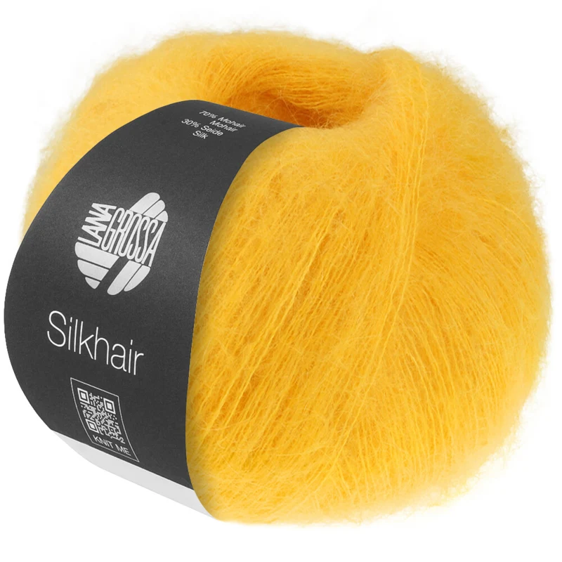 Lana Grossa Silkhair 221 Żółty maślany