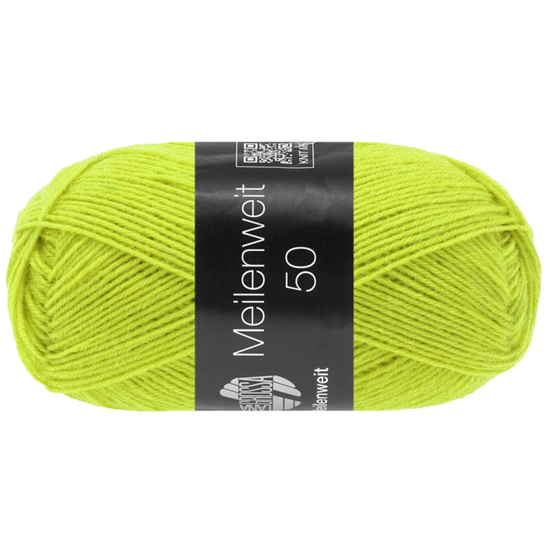 Lana Grossa Meilenweit 50 1425 Limonkowy