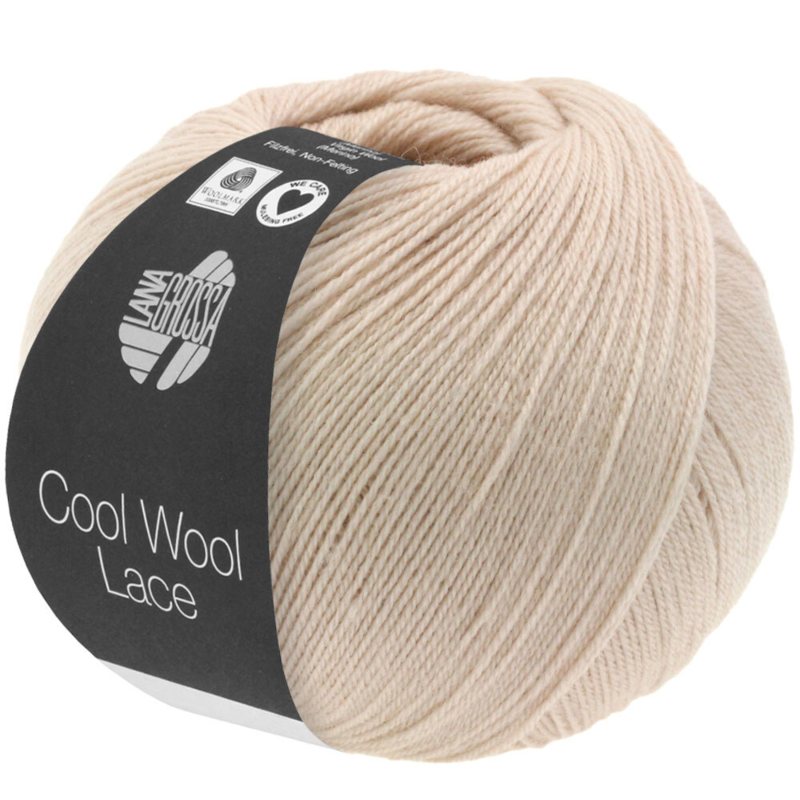 Lana Grossa Cool Wool Lace 13 Jasny Beż