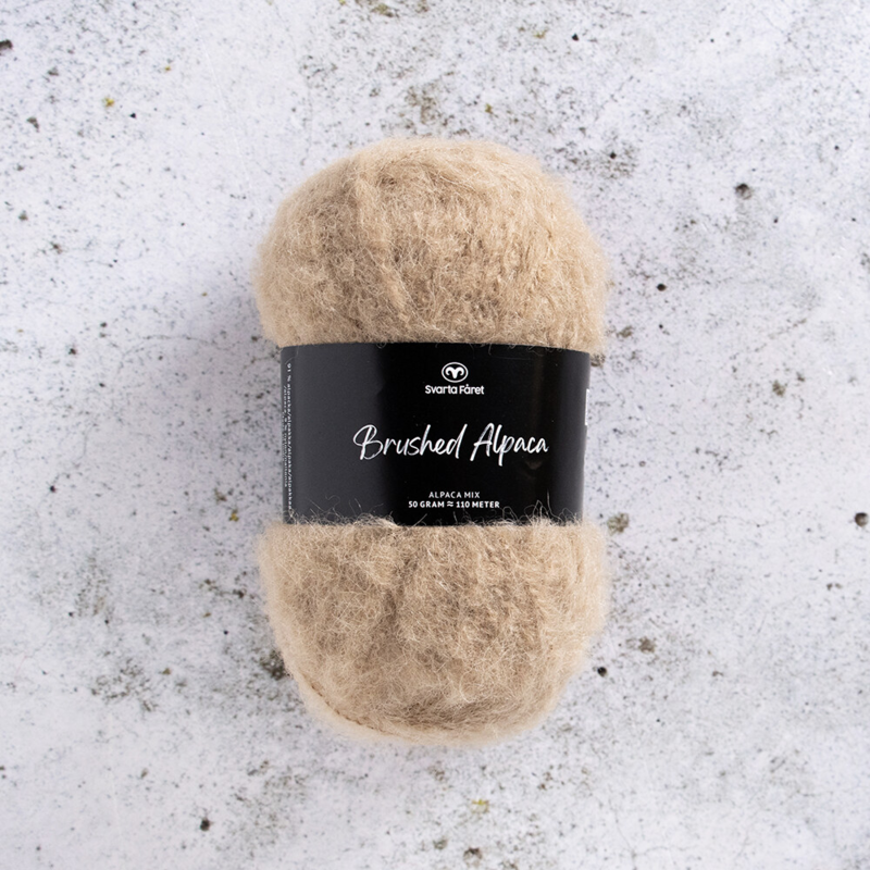 Svarta Fåret Brushed Alpaca 017 Zamek z Piasku