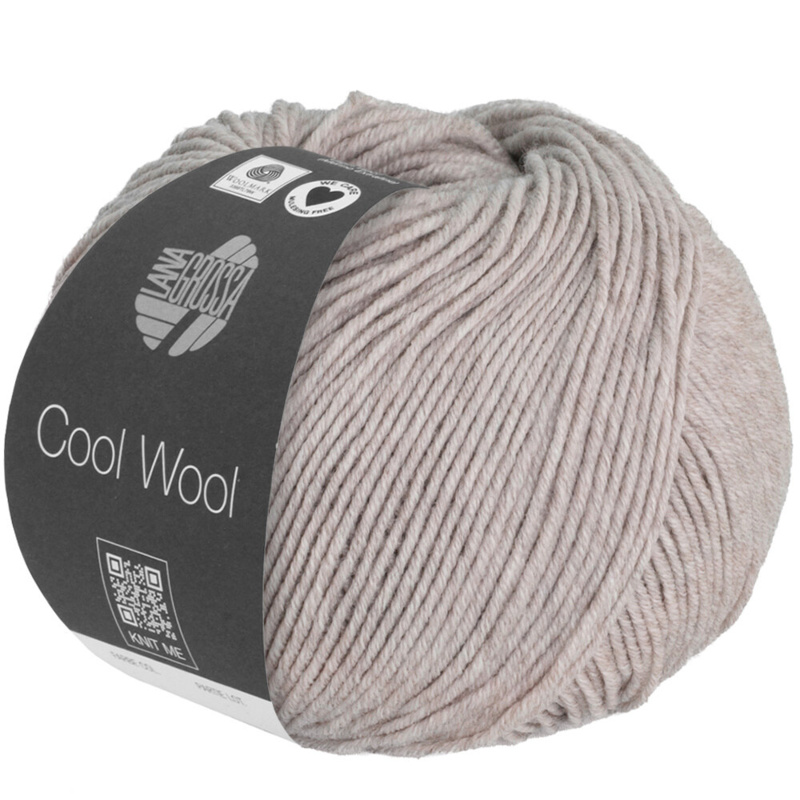 Lana Grossa Cool Wool Mélange 1426 Szarobeżowy melanżowy