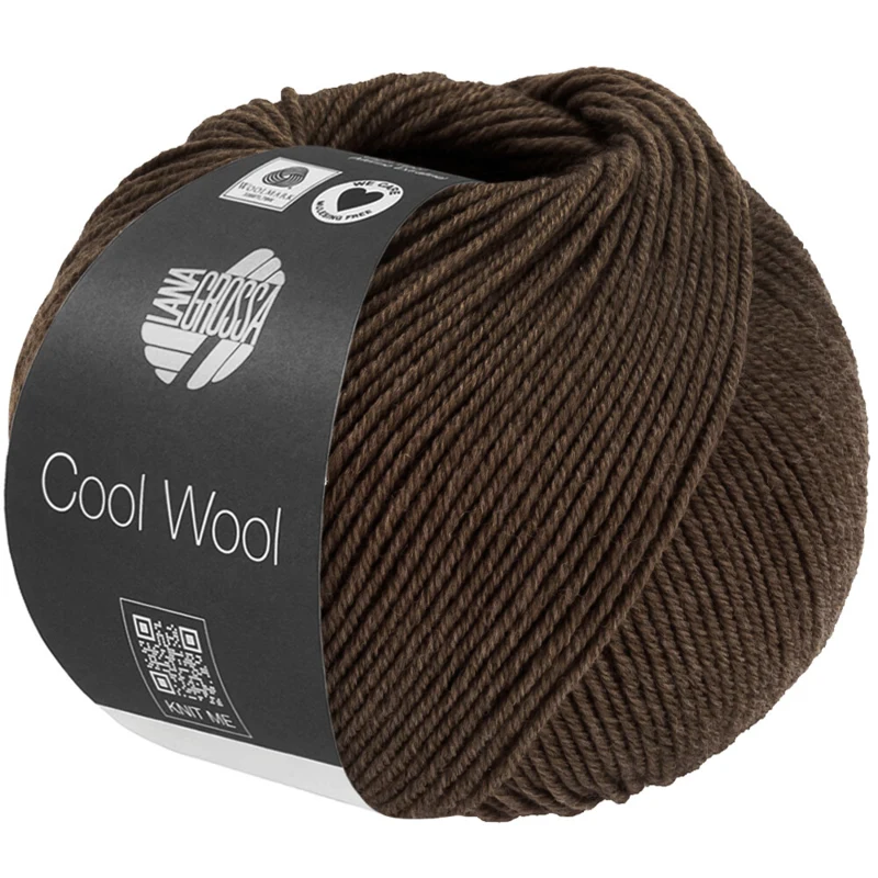 Lana Grossa Cool Wool Mélange 1509 Szarobrązowy melanżowy