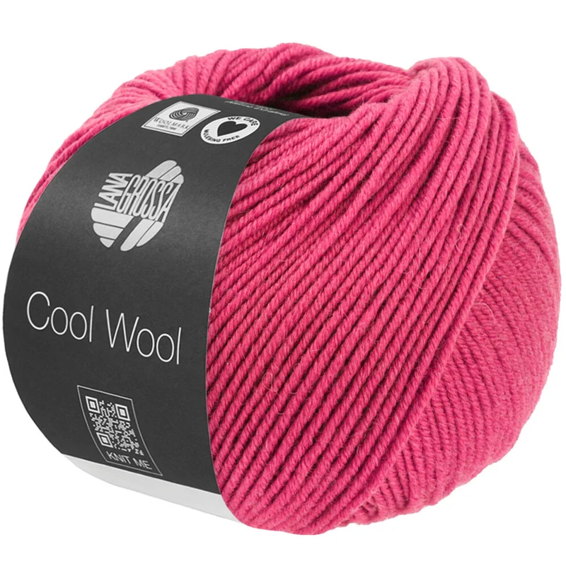 Lana Grossa Cool Wool Mélange 1496 Różowy melanżowy