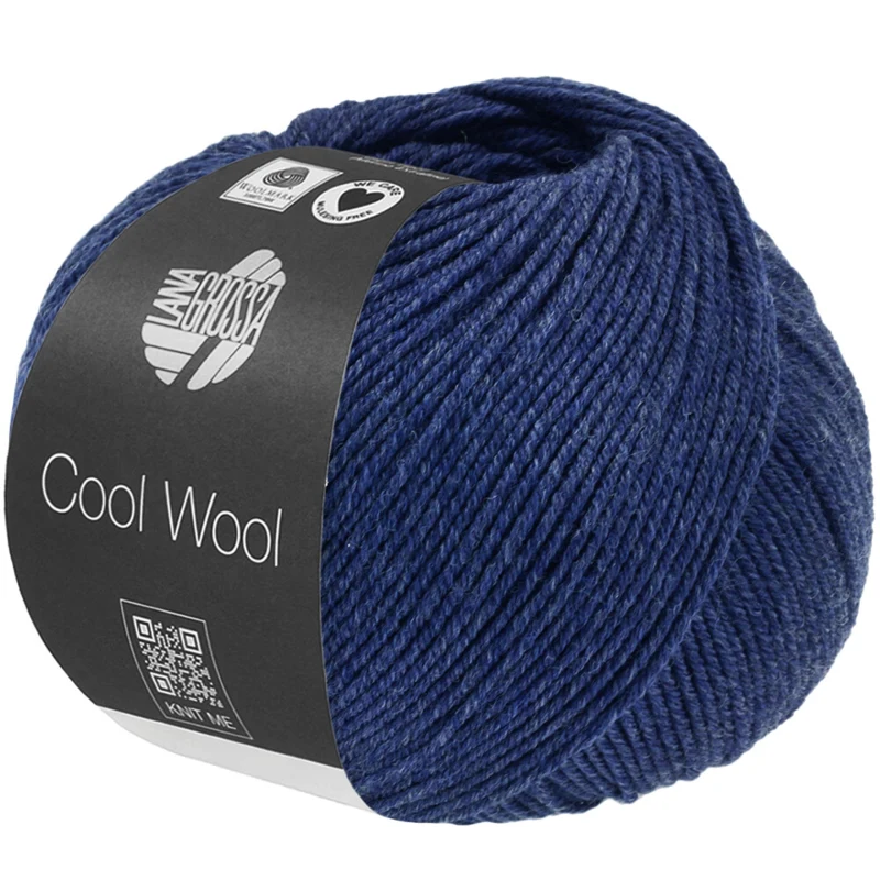 Lana Grossa Cool Wool Mélange 1504 Ciemnoniebieski melanżowy