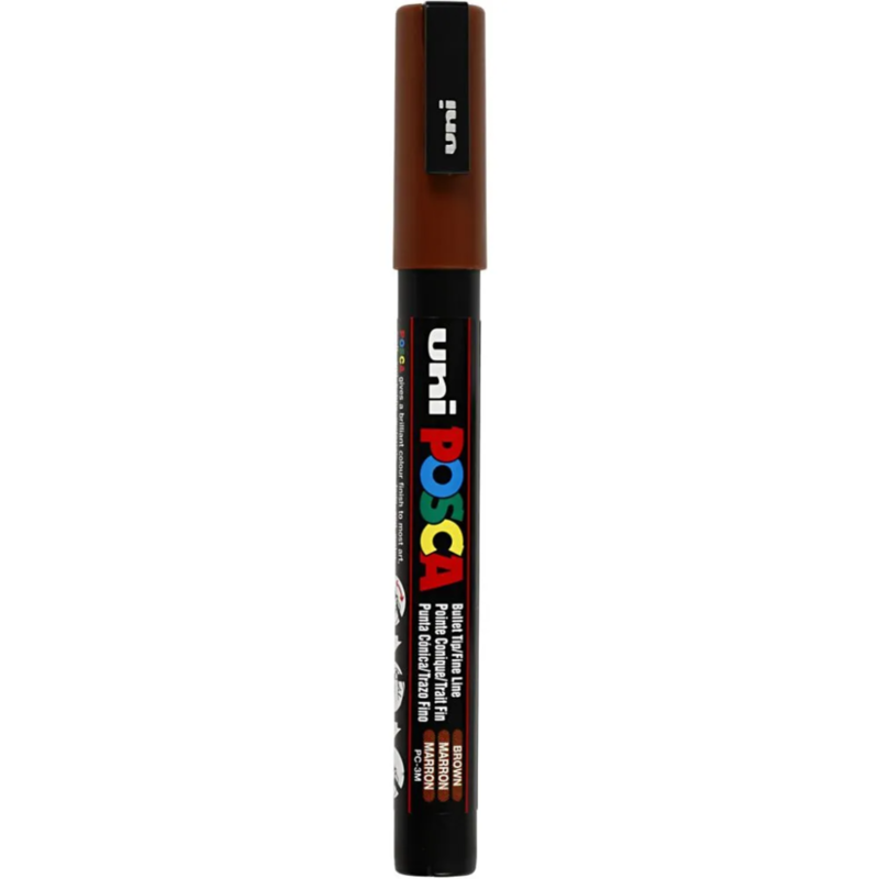 Marker Posca, 0,9-1,3 mm, 1 szt. Czarny