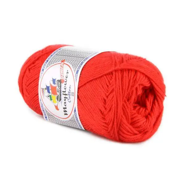 Mayflower JUNIOR Bawełna 8/4 1411 Czerwony