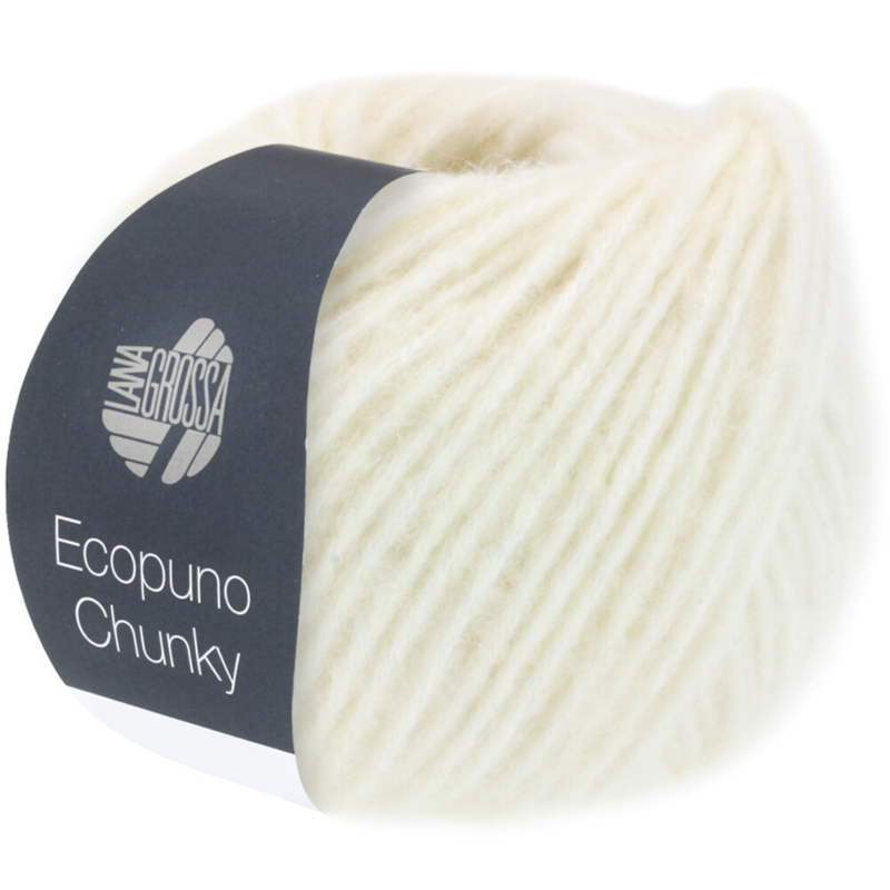 Ecopuno Chunky 111 Surowa biel