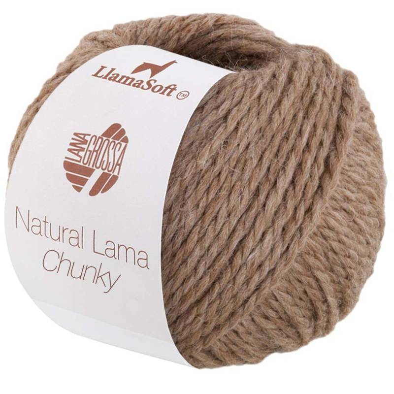 Natural Lama Chunky 11 Kamelowy