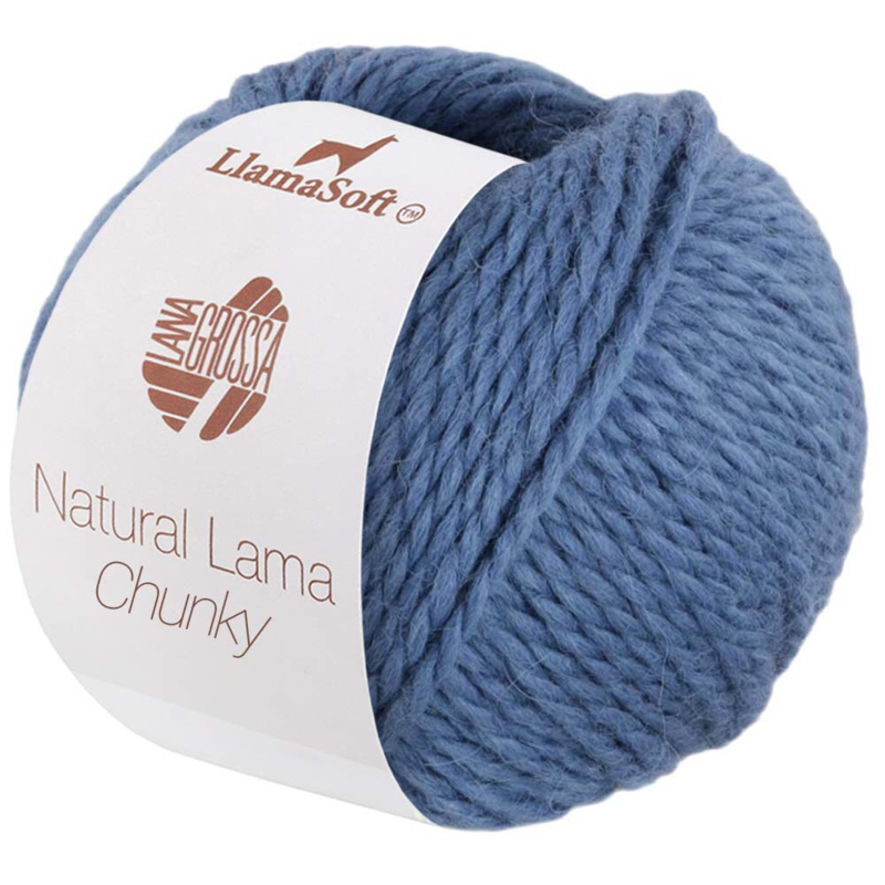 Natural Lama Chunky 05 Gołębi błękit