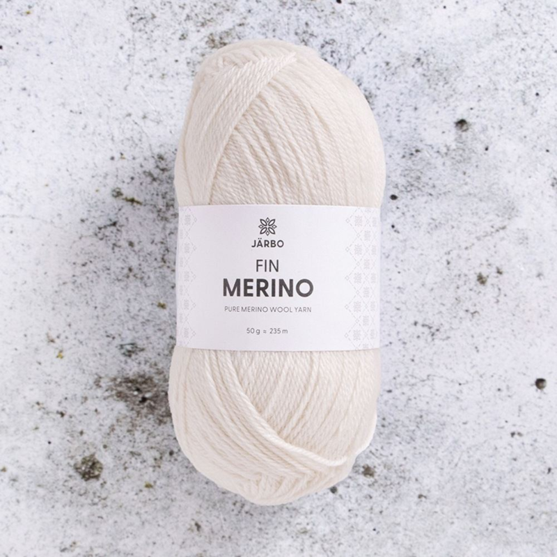 Järbo Fin Merino 00 White daisy