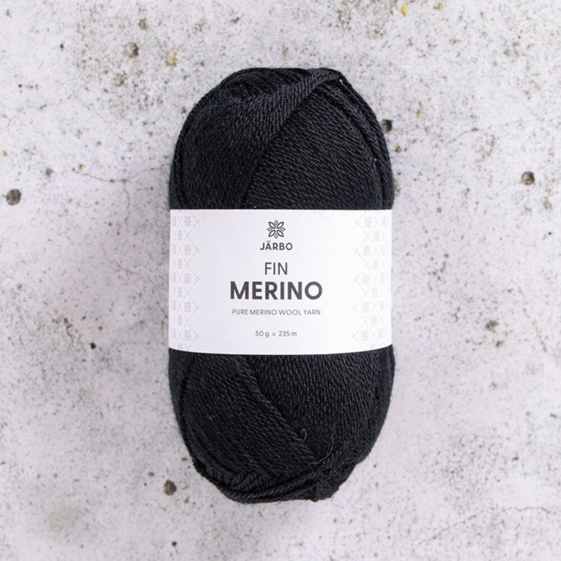 Järbo Fin Merino 01 Black raven