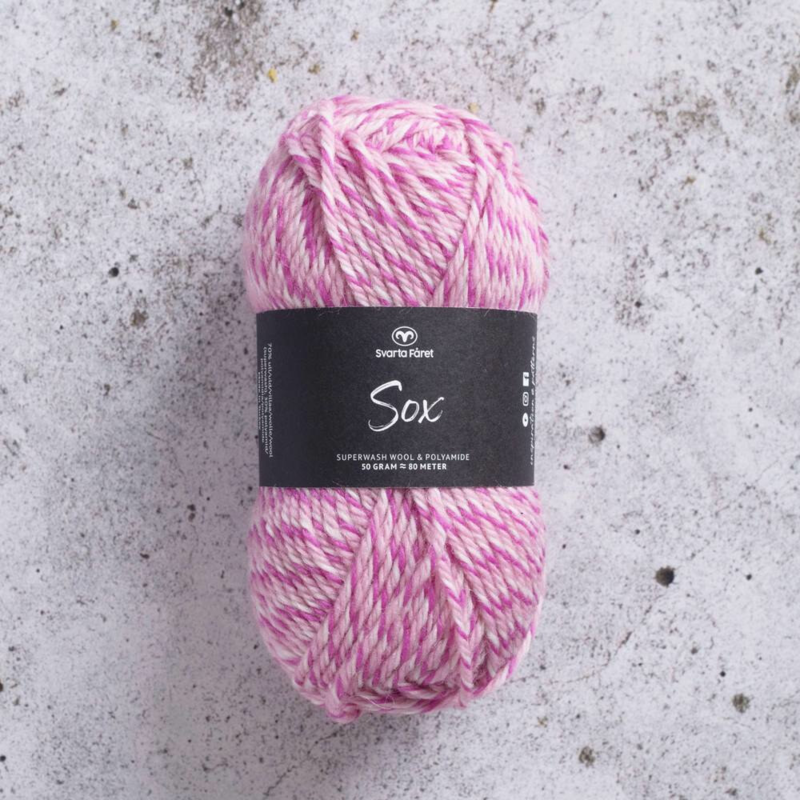 Svarta Fåret Sox 50 g 010 Naturalny cukierek fuksjowy