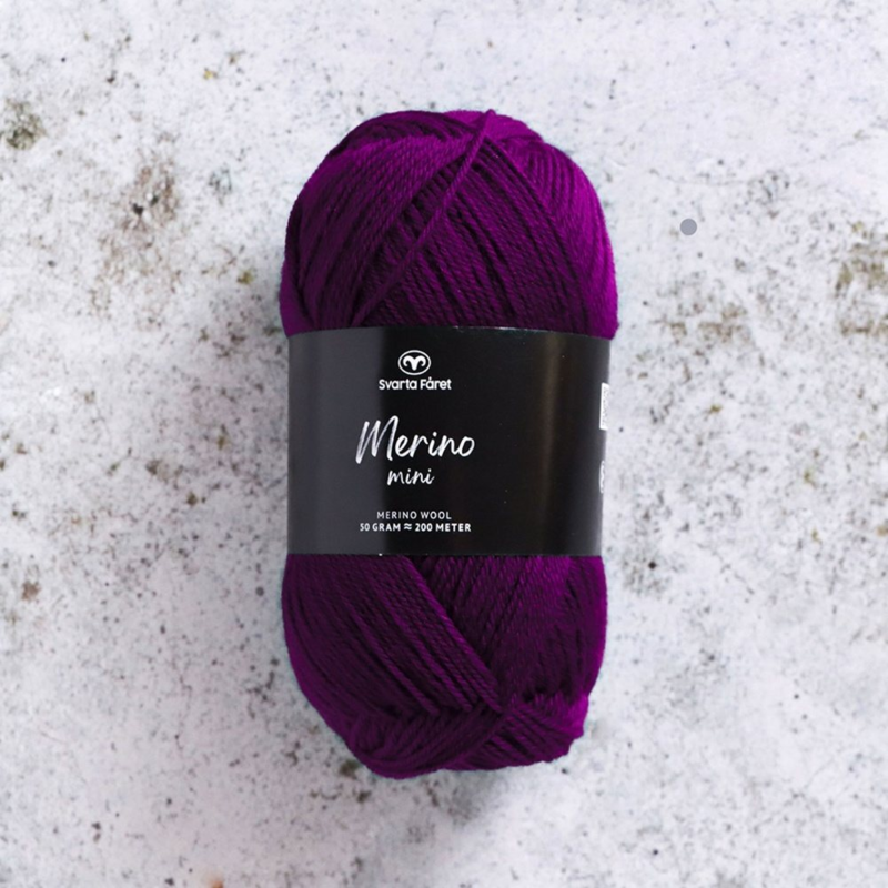 Svarta Fåret Merino Mini 17 Napar z morwy