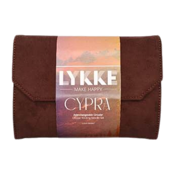 LYKKE Zestaw Drutów Wymiennych Cypra, Brązowy, 13 cm