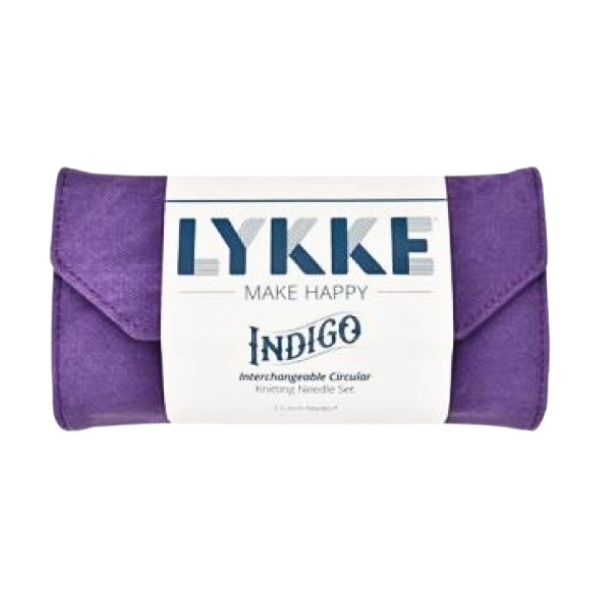 LYKKE Zestaw Drutów Wymiennych Indigo, Fioletowy, 9 cm