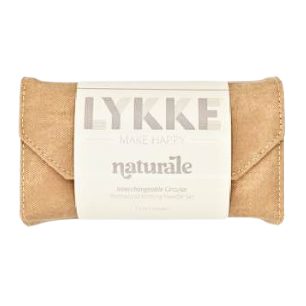 LYKKE Zestaw Drutów Wymiennych Naturale, Tan, 9 cm