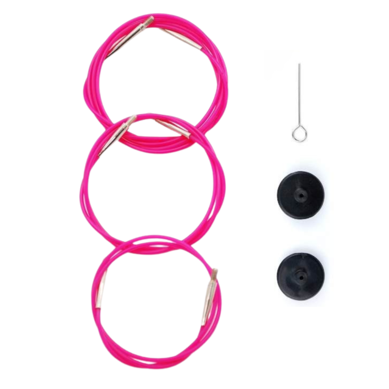 LYKKE Kabel Swivel Różowy (40–150 cm)